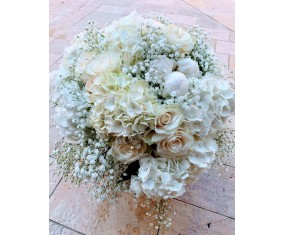 White and green bouquet -... 2