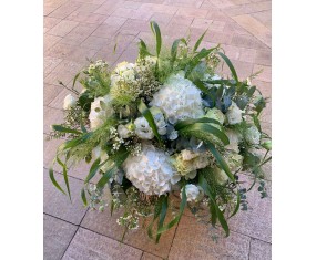 White and green bouquet -...