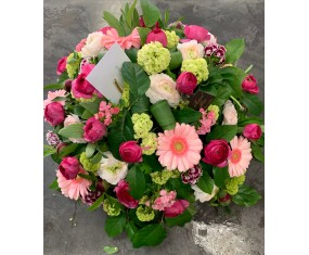 Pastel funeral round...