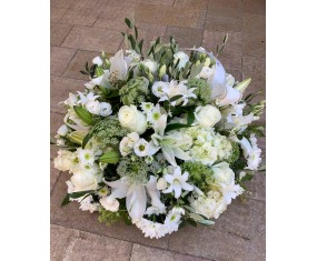 White and green round... 2