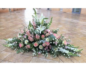 Pastel elongated funeral...