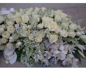 White and green coffin top 2