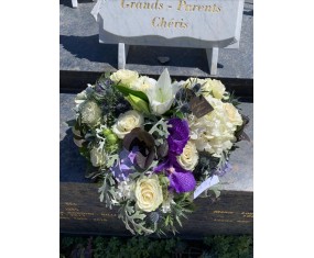 Colorful funeral heart 2