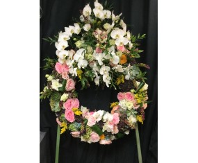 Pastel wreath