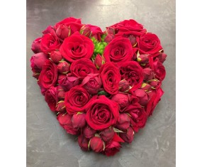 Cœur roses rouges01